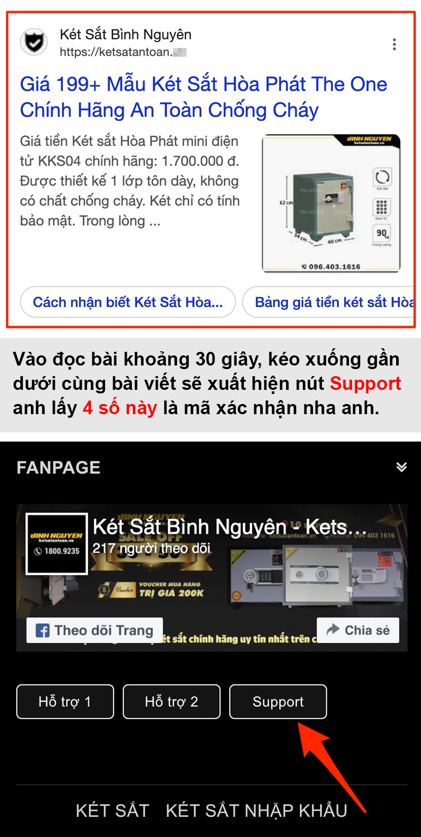 Ảnh két sắt hòa phát - ketsatantoan.vn mobile